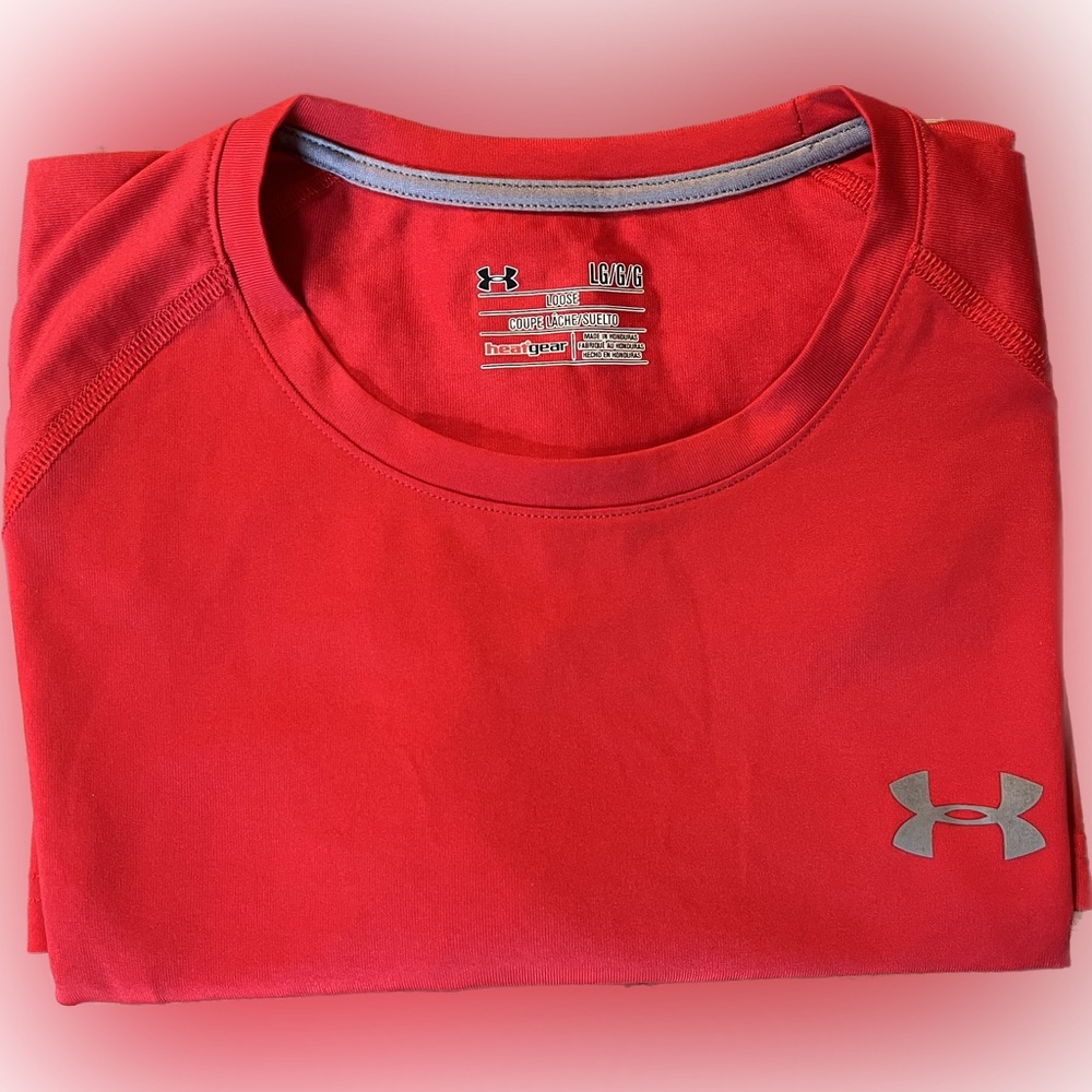 Men’s Under Armor red long sleeve shirt